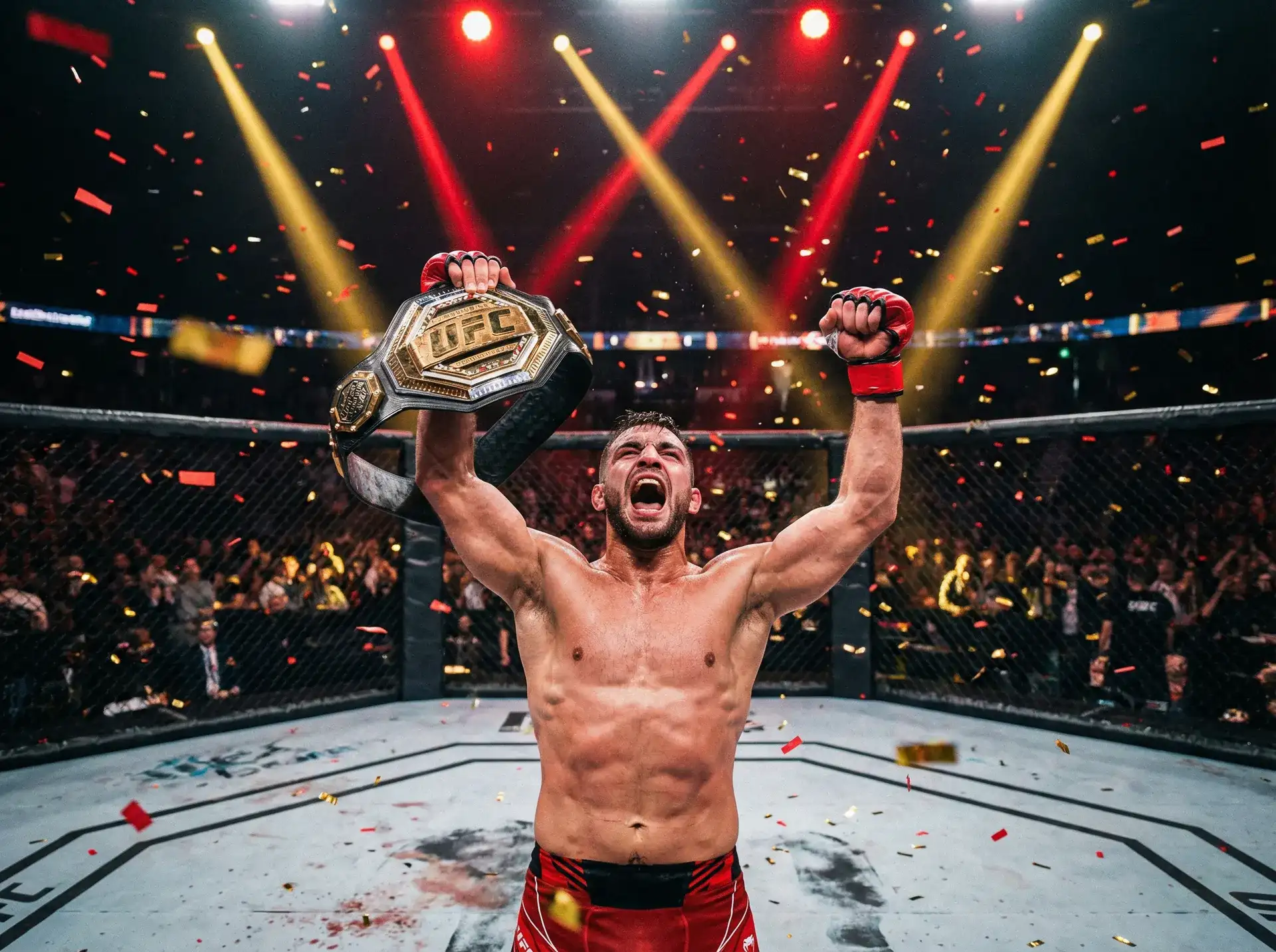 少女弹珠汽水 重量级冠军战神阿瑞斯举起金腰带
